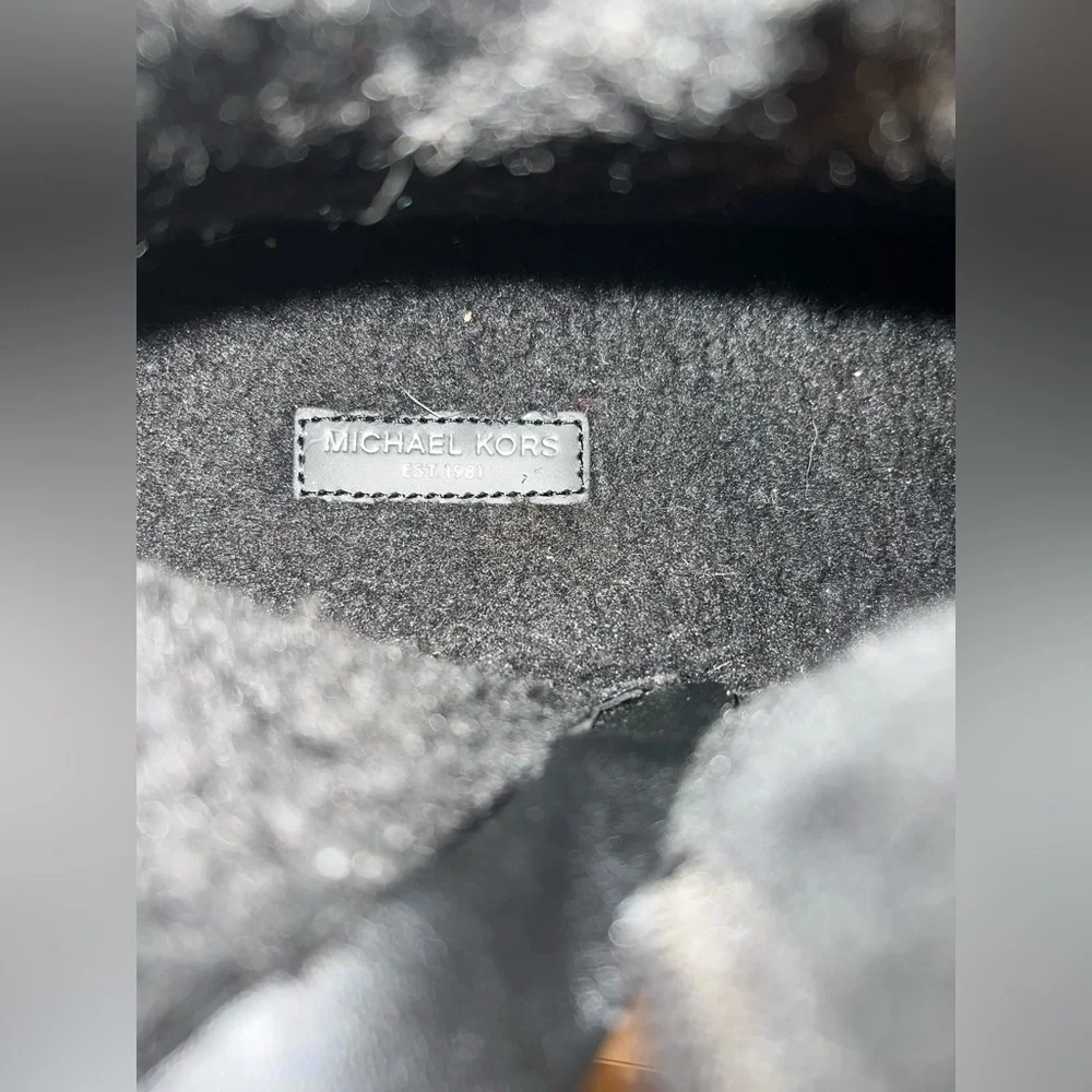 Men’s MICHAEL KORS Baxter Logo Quilted Nylon Sneaker Boots Shoes Sz 8.5 - Picture 14 of 14